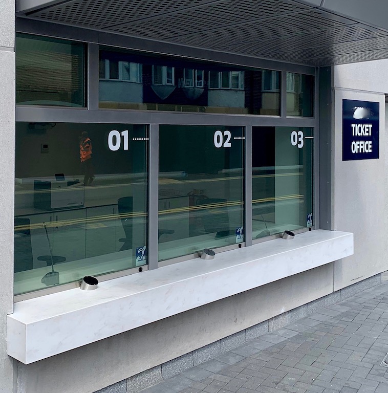 Architectural Armour Bank Security Counter Desks and Screens